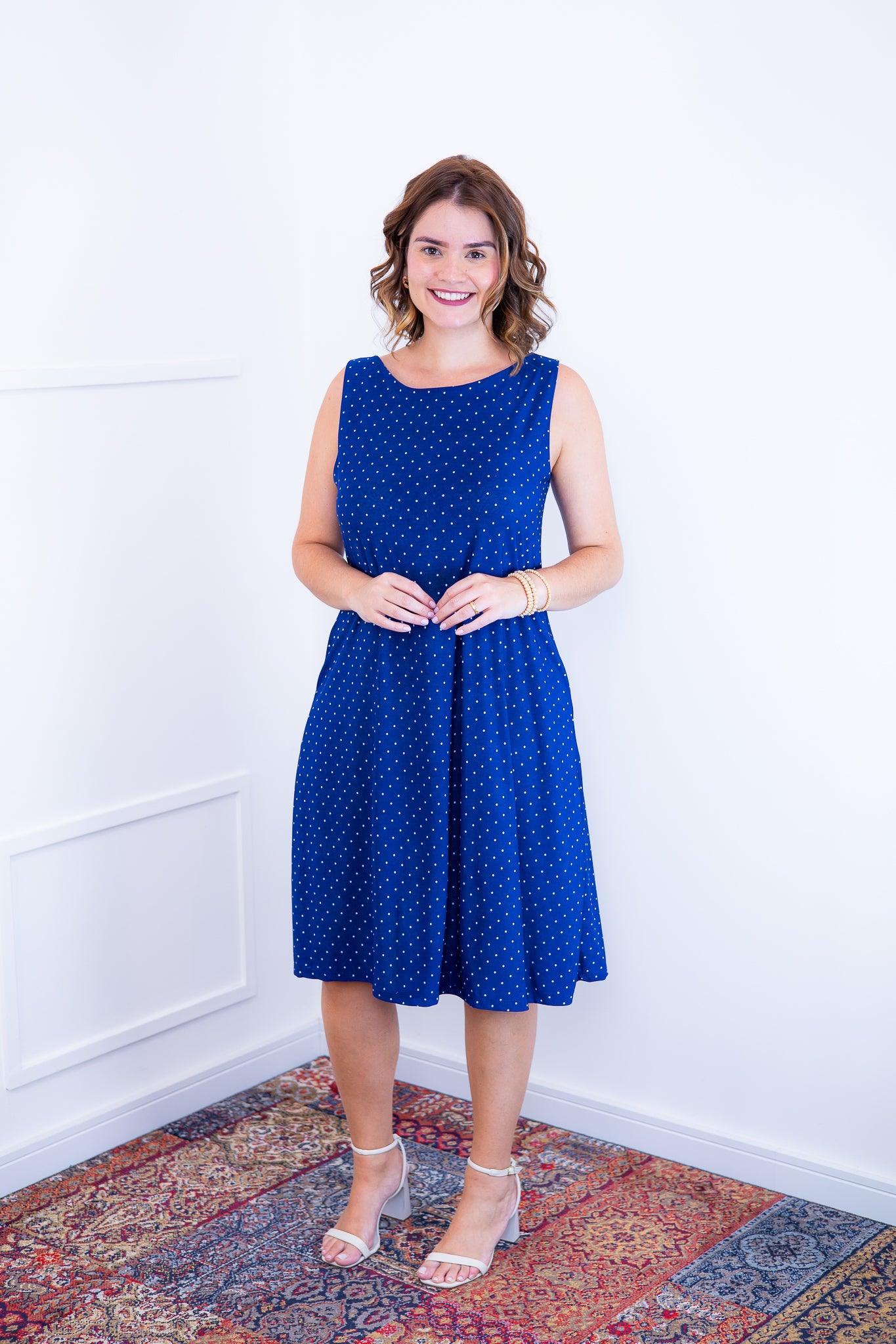 Vestido Sofia - Malha Confort Regata Midi - Bazar Online