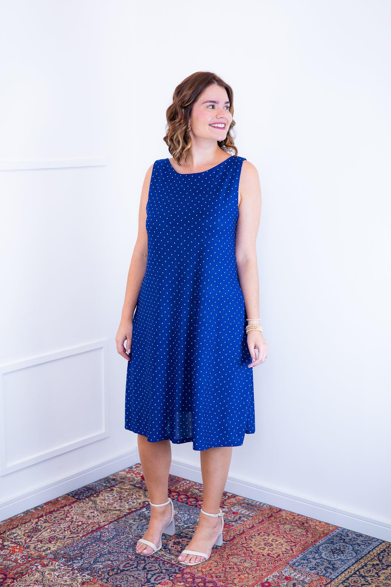 Vestido Sofia - Malha Confort Regata Midi - Bazar Online