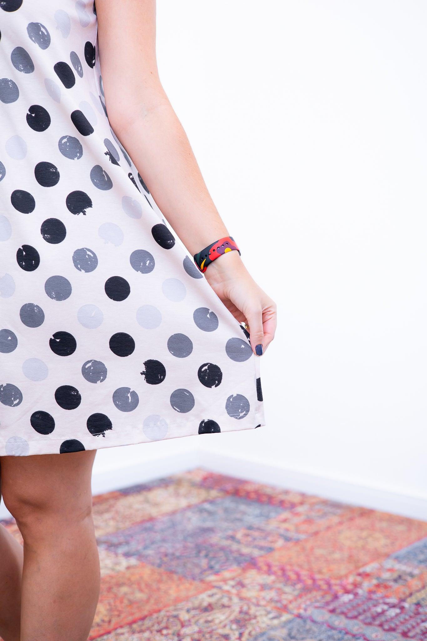 Vestido Laura - Evasê Decote V em Viscolycra - Bazar Online