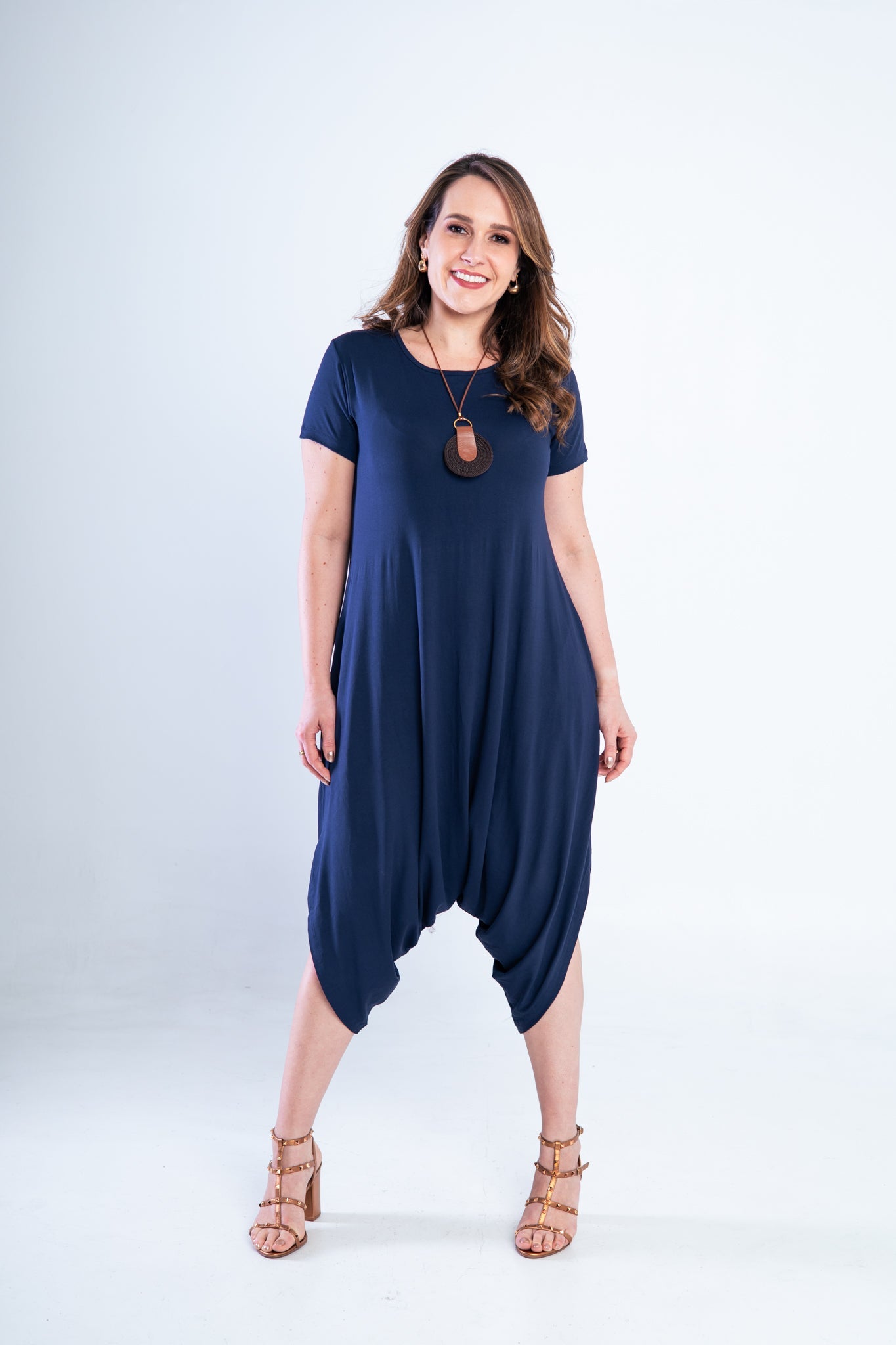 Macacão Fênix - Saruel com Bolsos em Viscolycra - Bazar Online