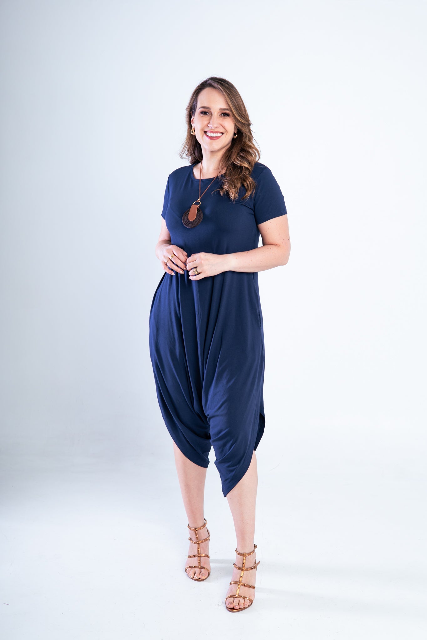 Macacão Fênix - Saruel com Bolsos em Viscolycra - Bazar Online