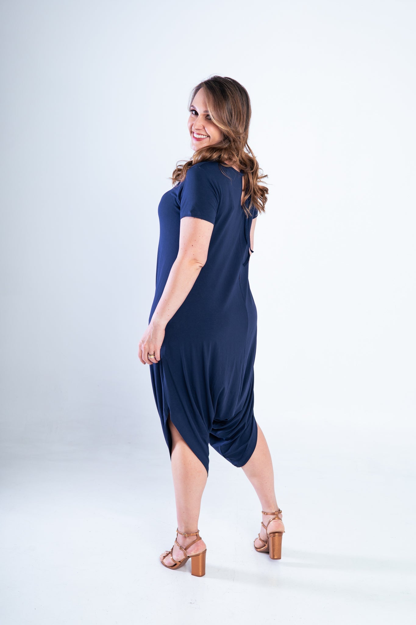 Macacão Fênix - Saruel com Bolsos em Viscolycra - Bazar Online