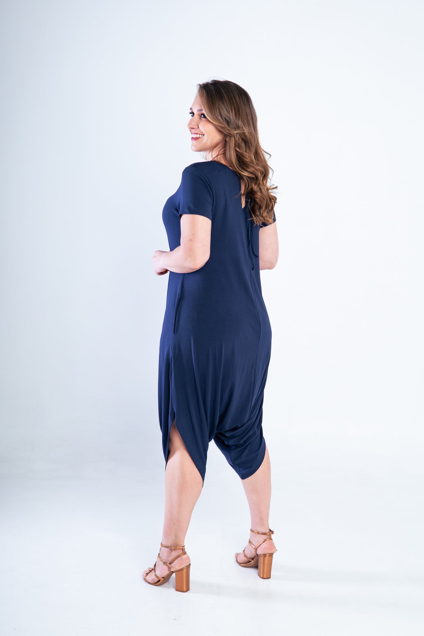 Macacão Fênix - Saruel com Bolsos em Viscolycra - Bazar Online