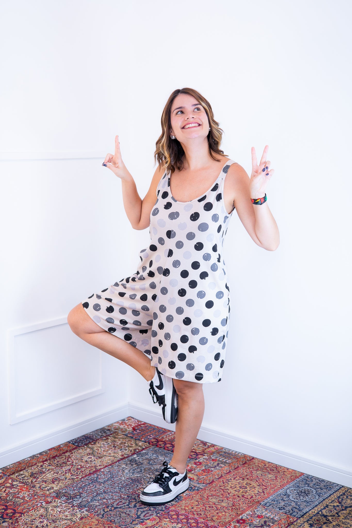 Macaquinho Kate - Midi Alça Larga - Bazar Online