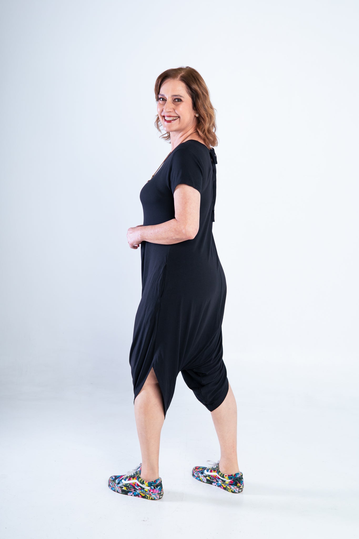 Macacão Fênix - Saruel com Bolsos em Viscolycra - Bazar Online