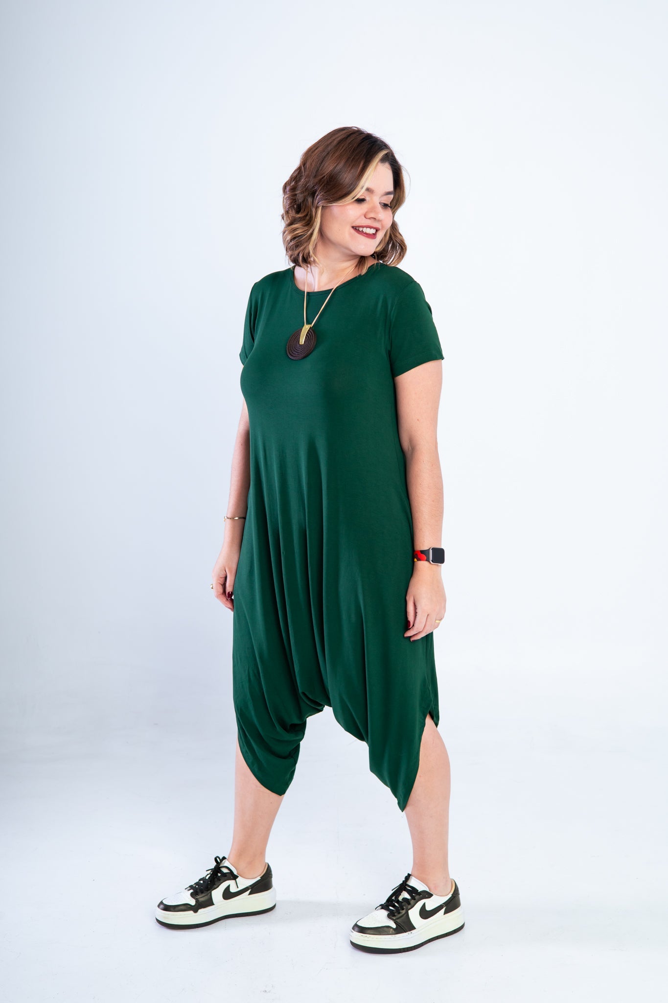 Macacão Fênix - Saruel com Bolsos em Viscolycra - Bazar Online