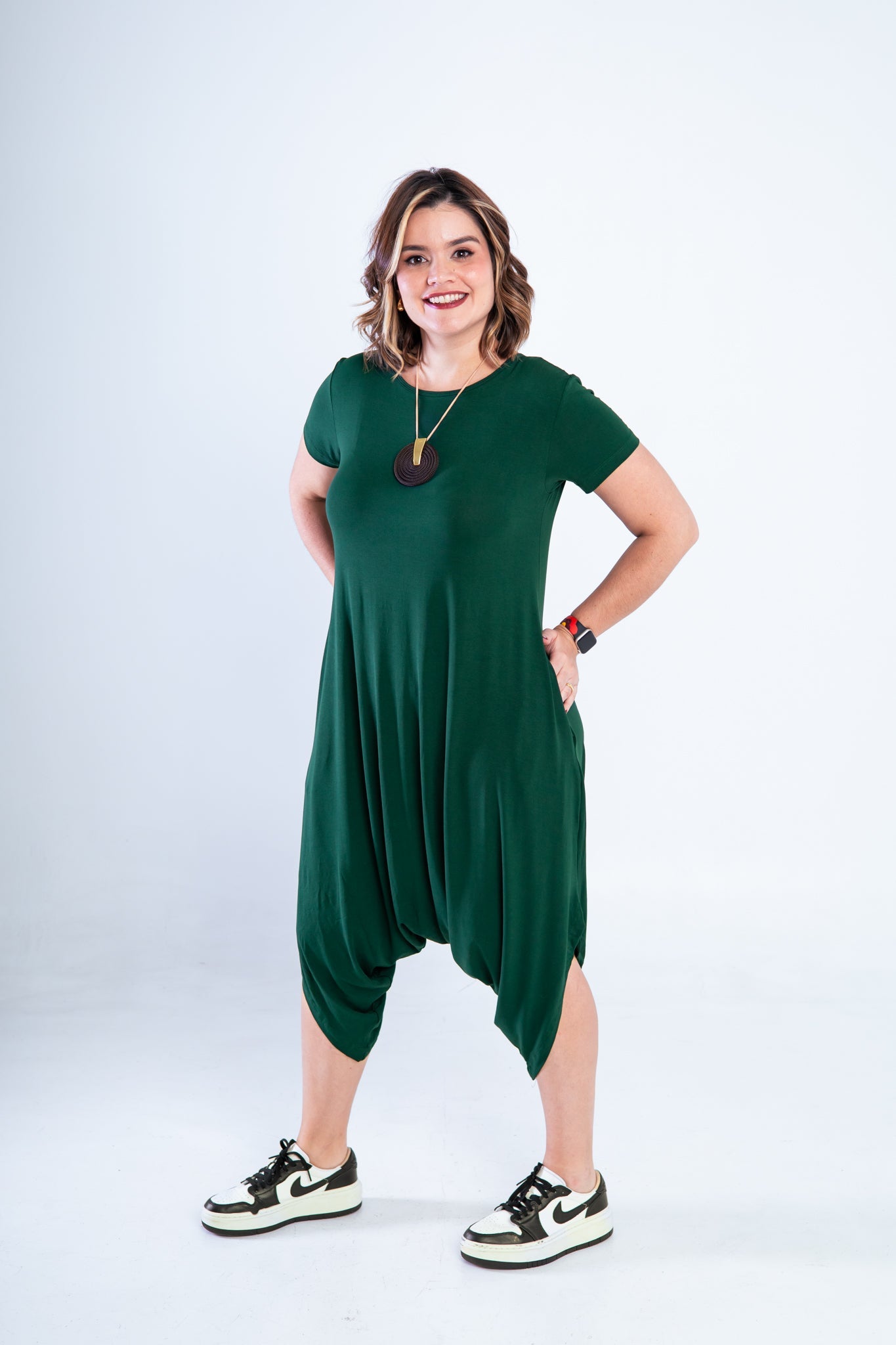 Macacão Fênix - Saruel com Bolsos em Viscolycra - Bazar Online