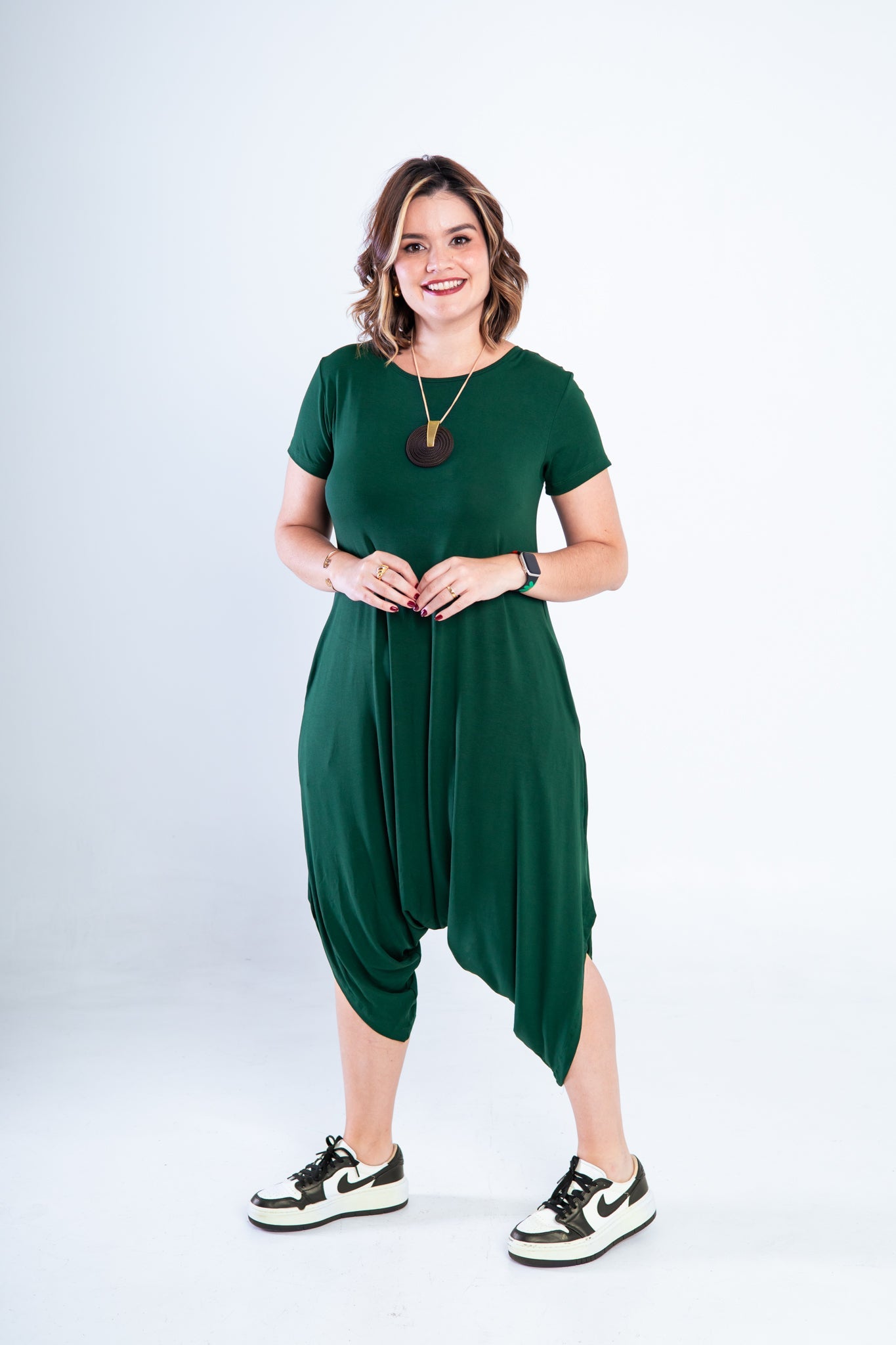 Macacão Fênix - Saruel com Bolsos em Viscolycra - Bazar Online