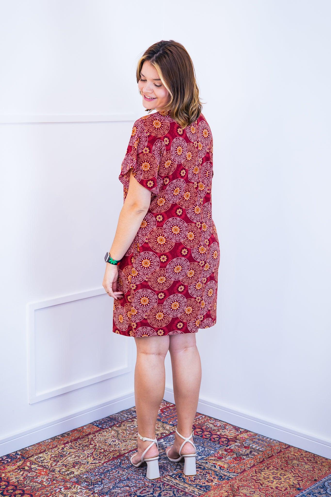 Vestido Helena - Malha Confort Manga Morcego - Bazar Online