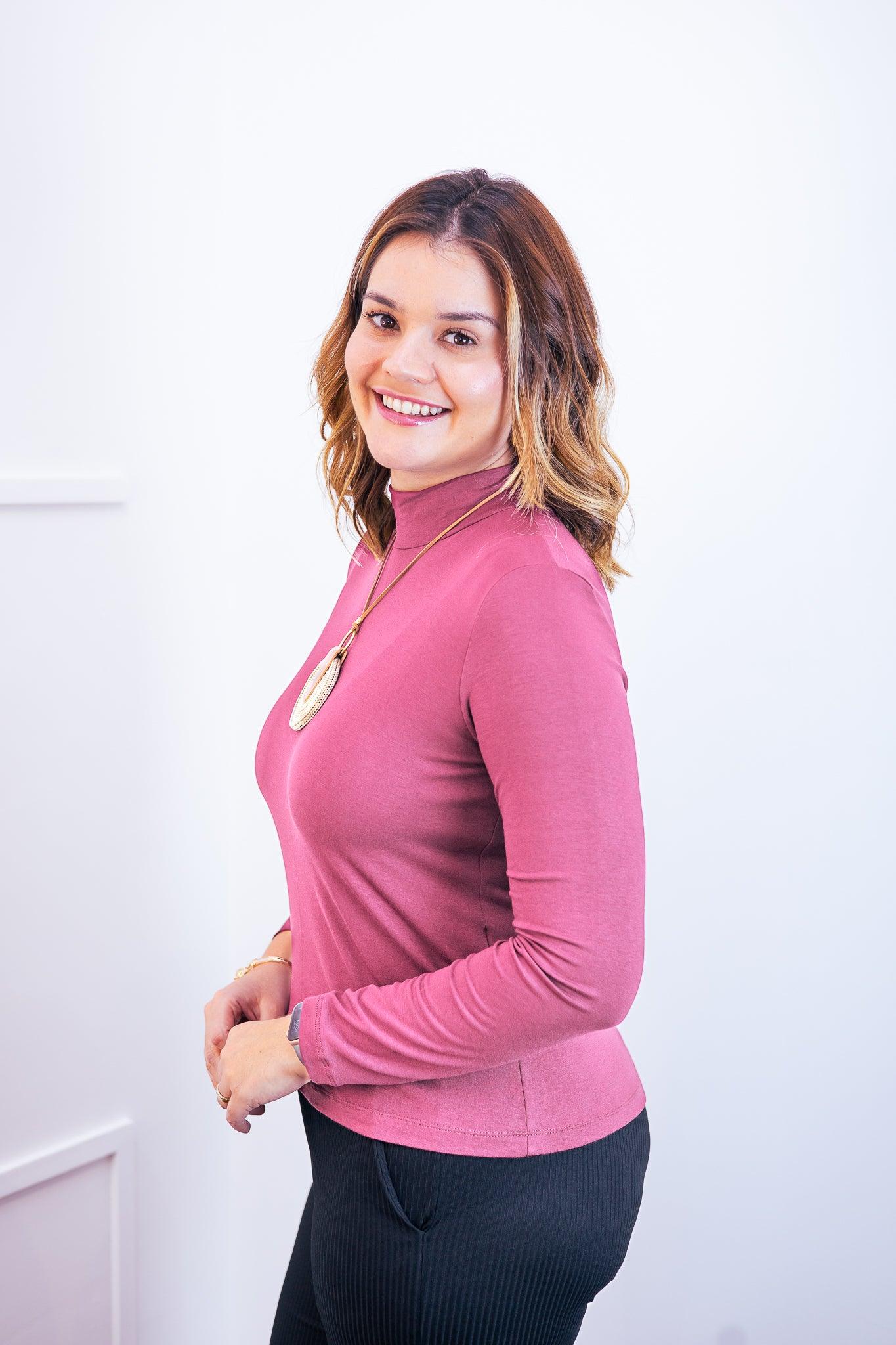 Blusa Donna - Manga longa com Golinha - Bazar Online