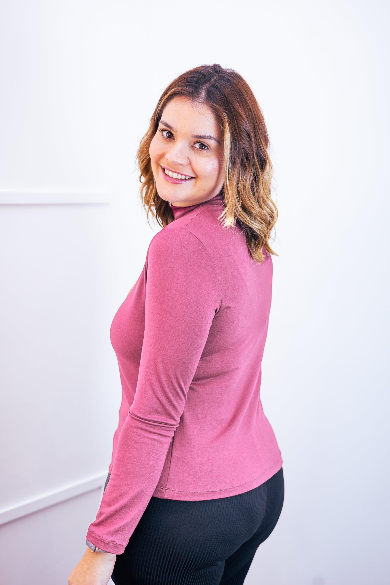 Blusa Donna - Manga longa com Golinha - Bazar Online