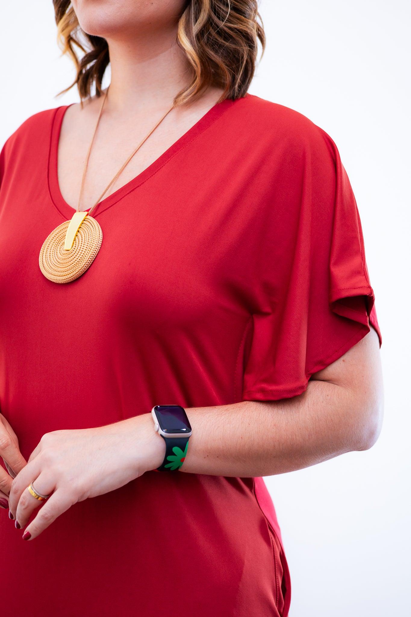 Vestido Helena - Malha Confort Manga Morcego - Bazar Online