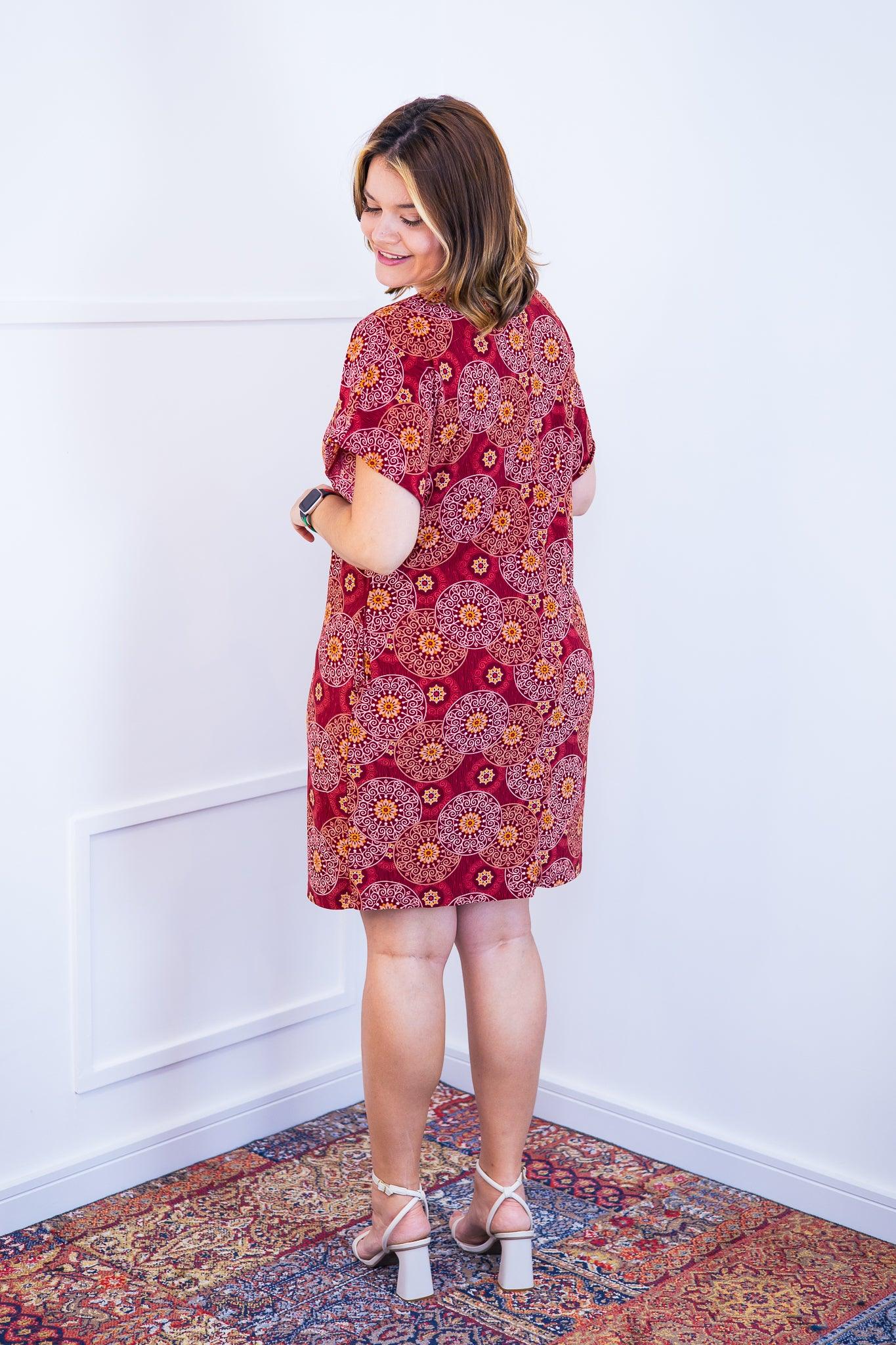 Vestido Helena - Malha Confort Manga Morcego - Bazar Online