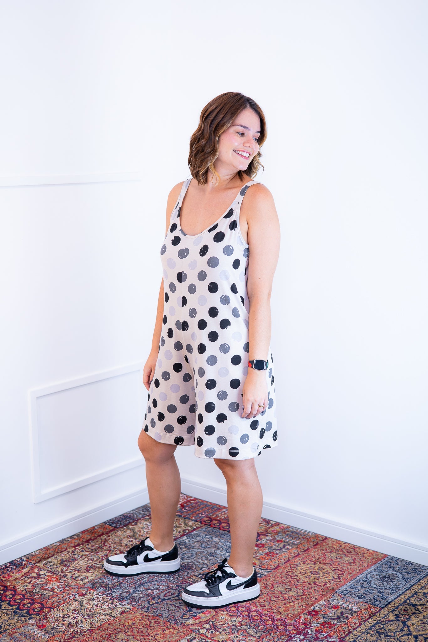 Macaquinho Kate - Midi Alça Larga - Bazar Online