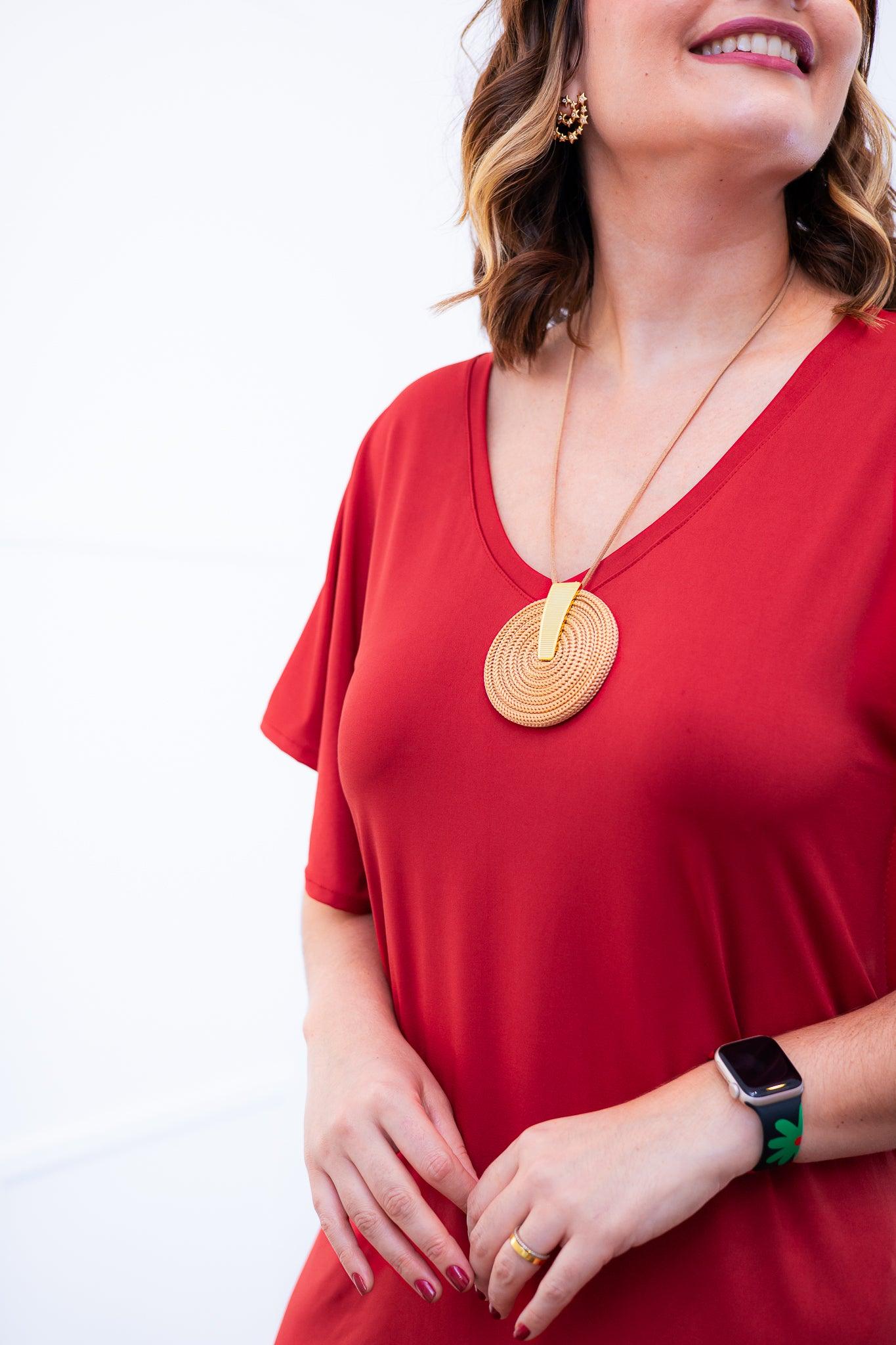 Vestido Helena - Malha Confort Manga Morcego - Bazar Online