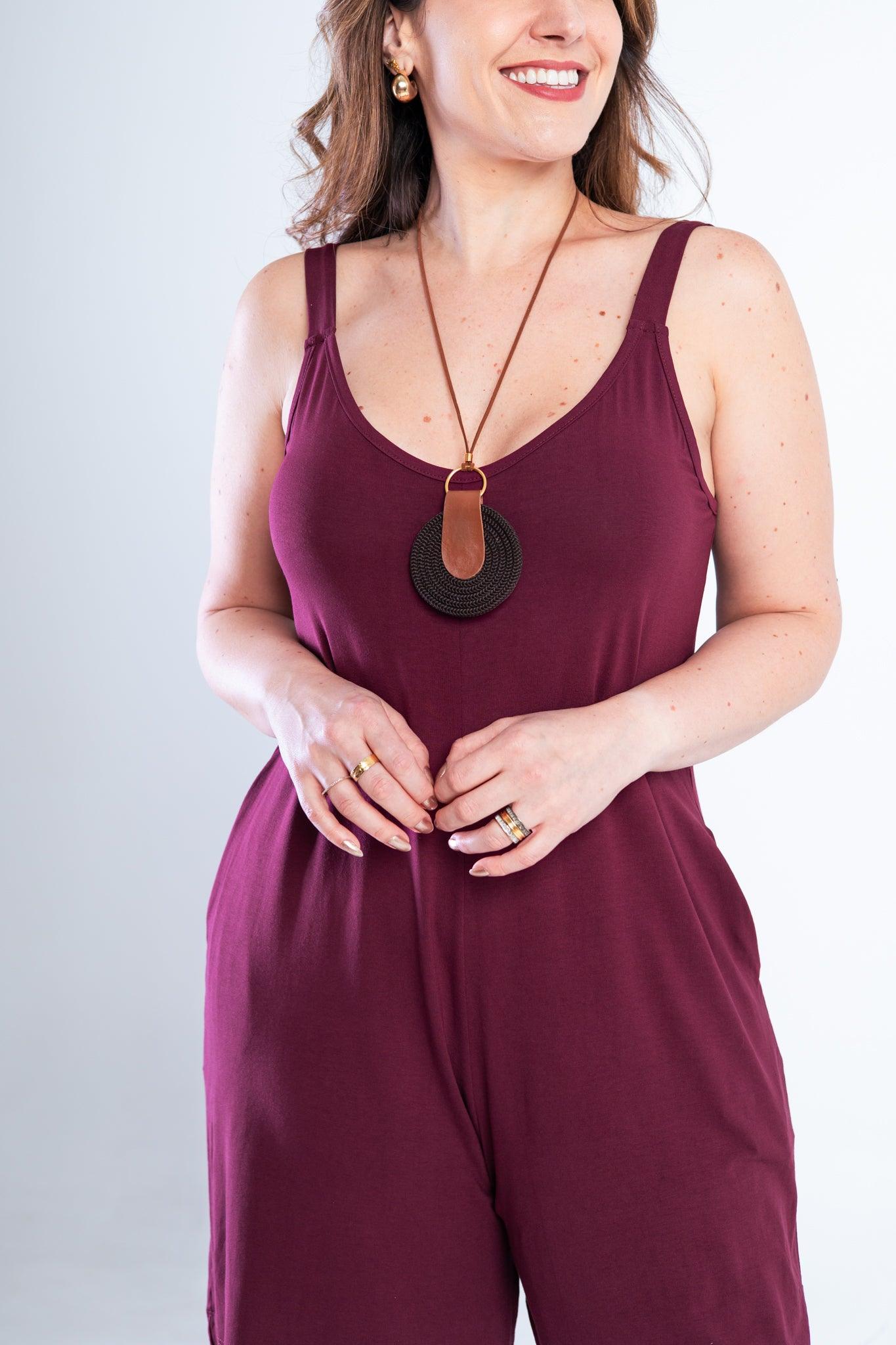 Macaquinho Kate - Midi Alça Larga - Bazar Online