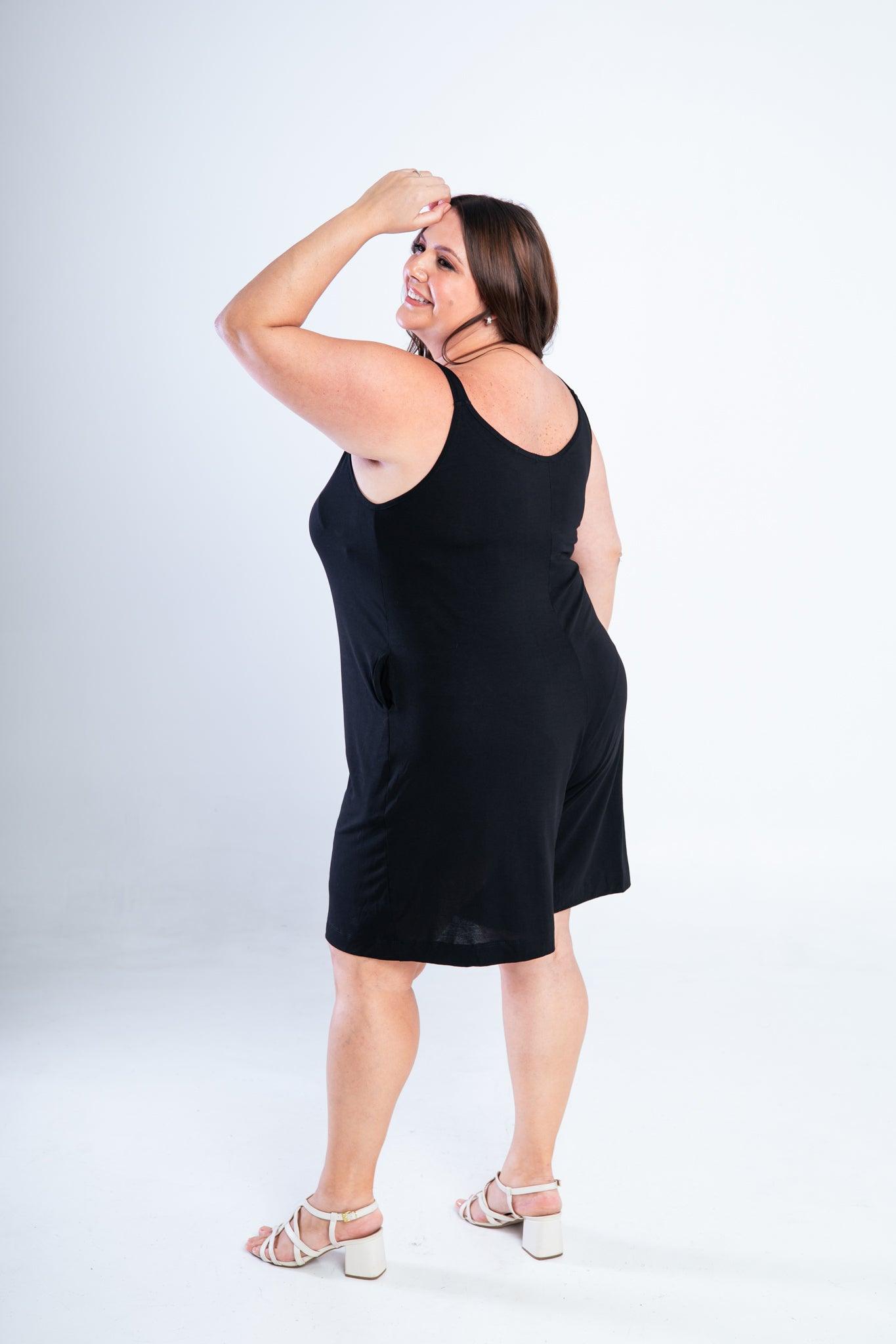 Macaquinho Kate - Midi Alça Larga - Bazar Online