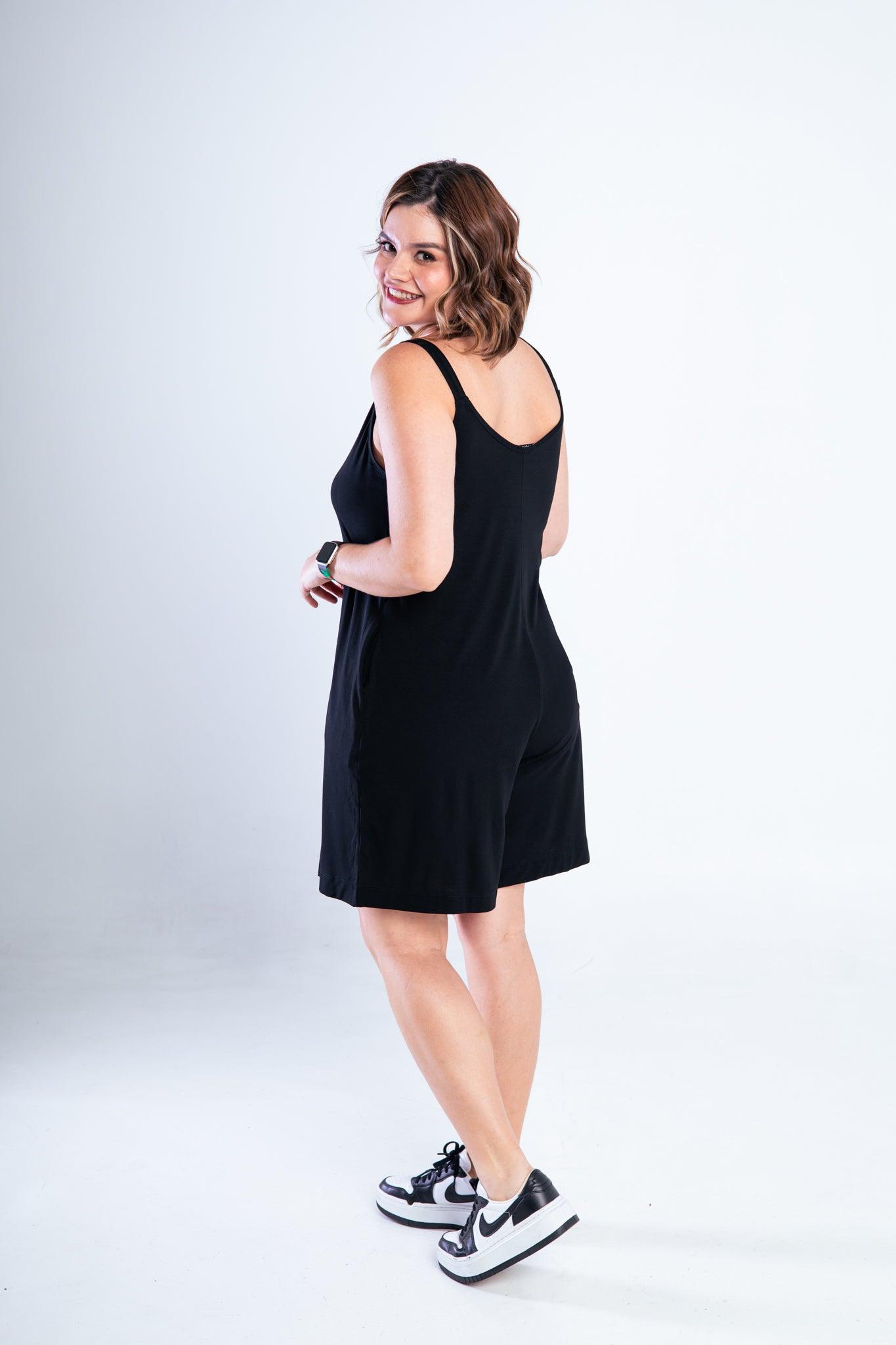 Macaquinho Kate - Midi Alça Larga - Bazar Online