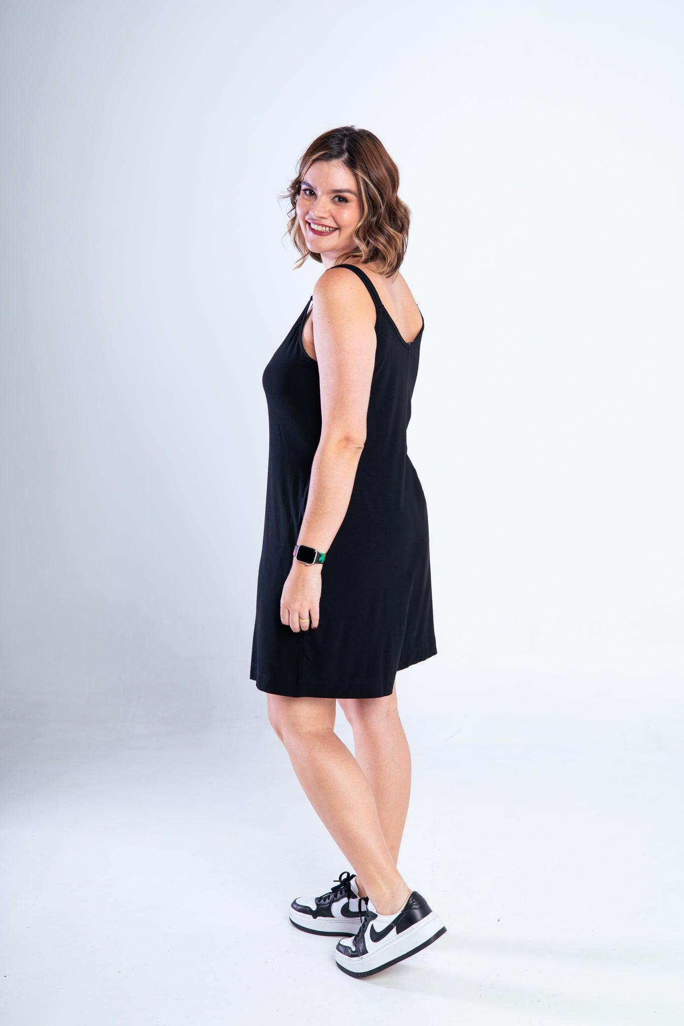 Macaquinho Kate - Midi Alça Larga - Bazar Online