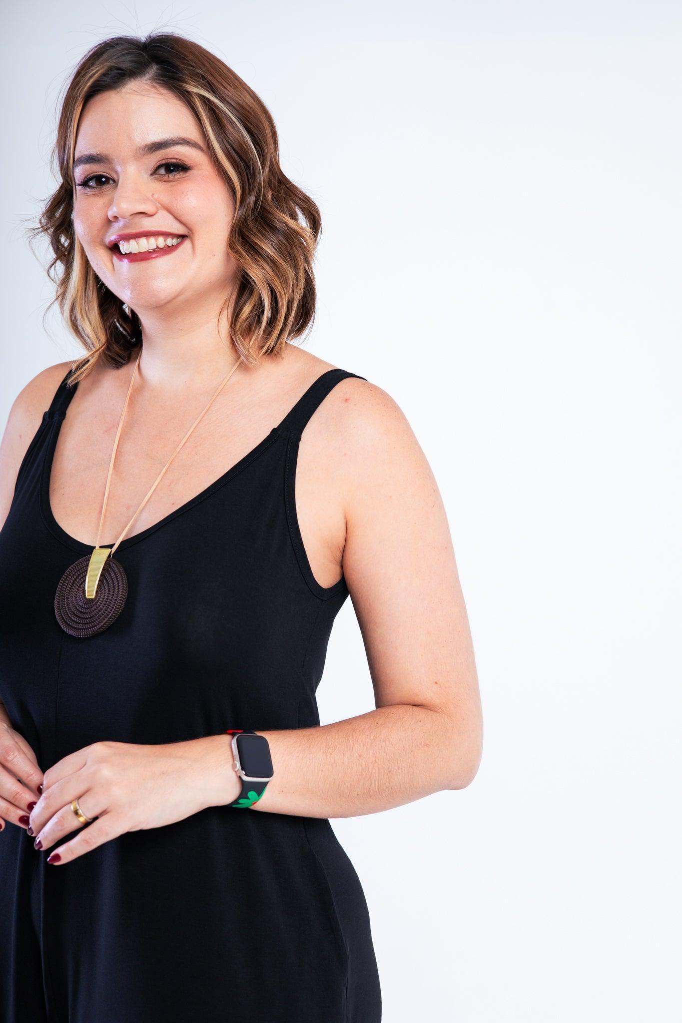 Macaquinho Kate - Midi Alça Larga - Bazar Online