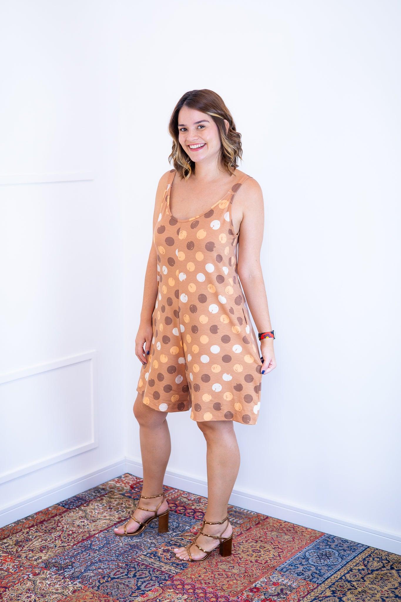 Macaquinho Kate - Midi Alça Larga - Bazar Online