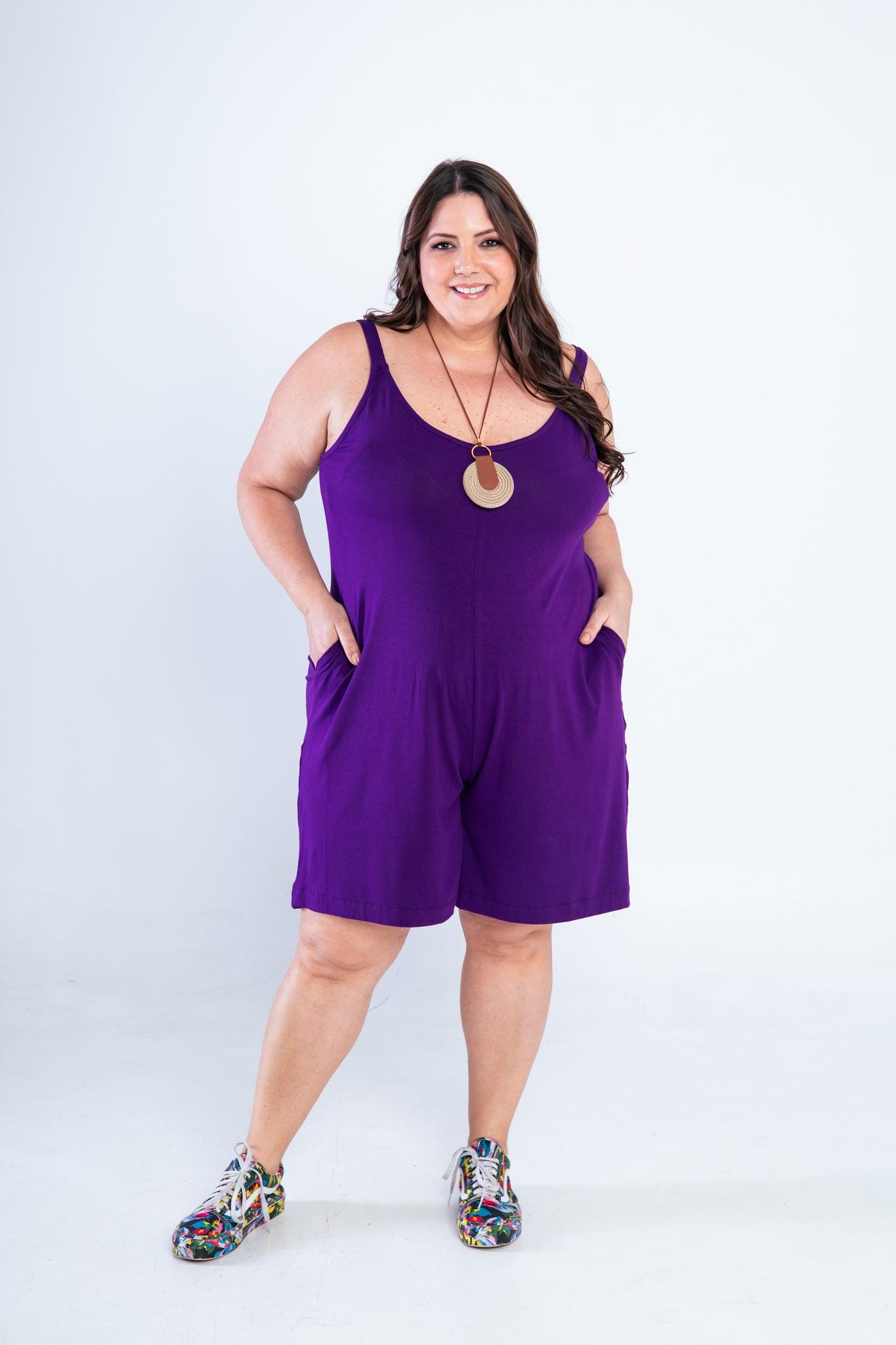 Macaquinho Kate - Midi Alça Larga - Bazar Online