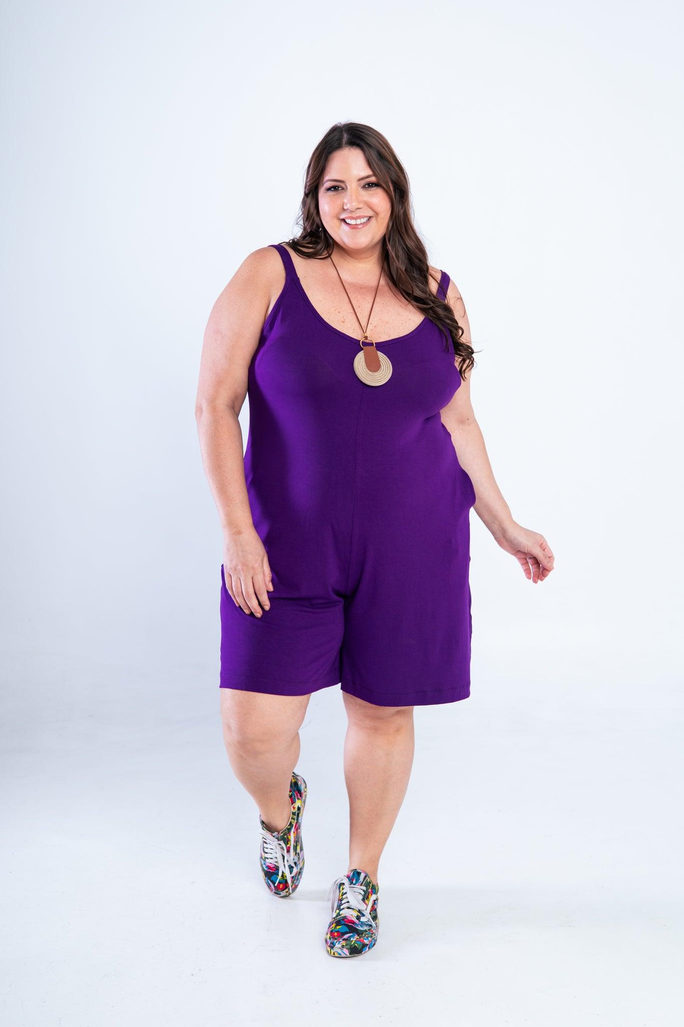 Macaquinho Kate - Midi Alça Larga - Bazar Online