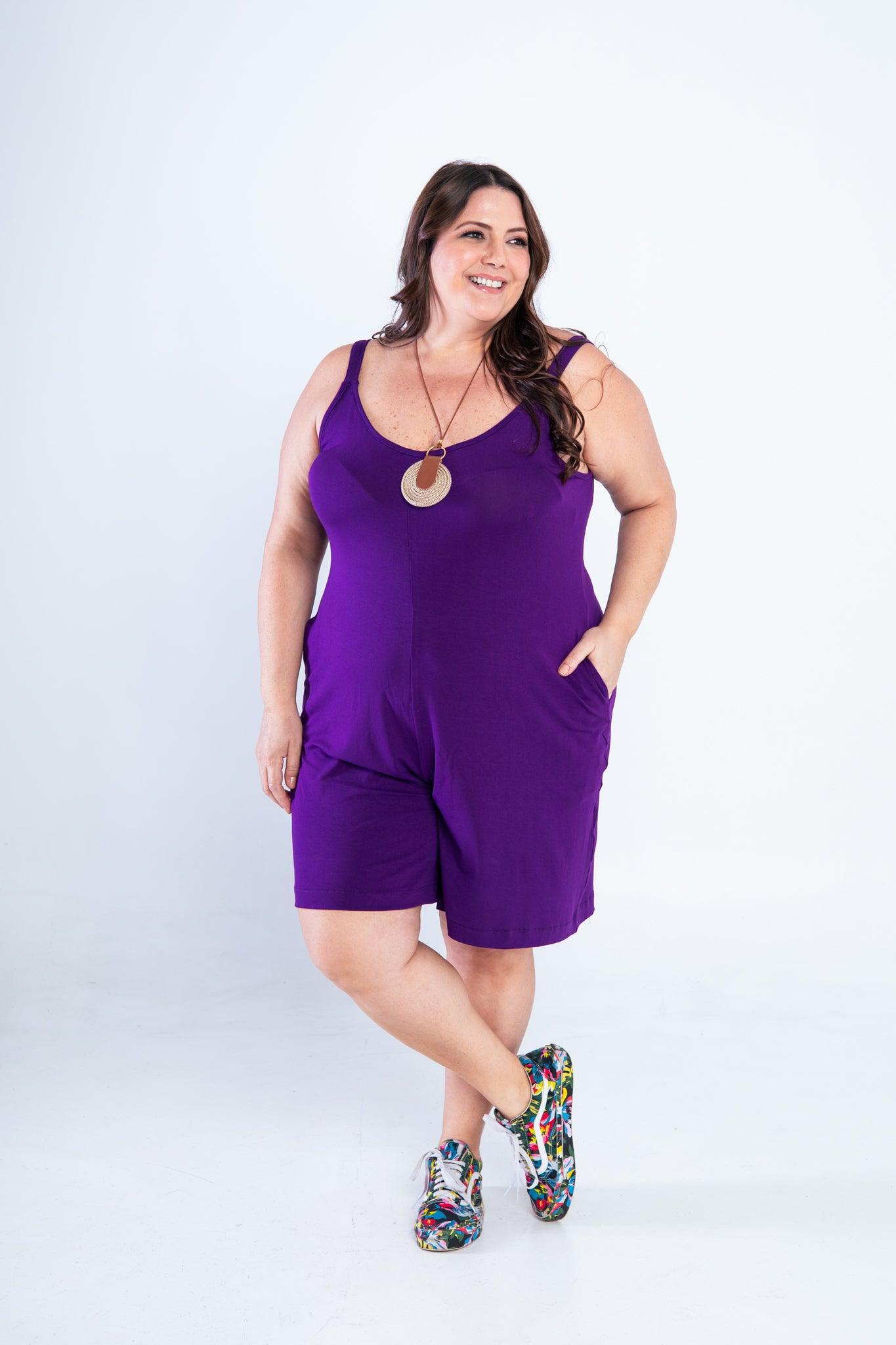 Macaquinho Kate - Midi Alça Larga - Bazar Online