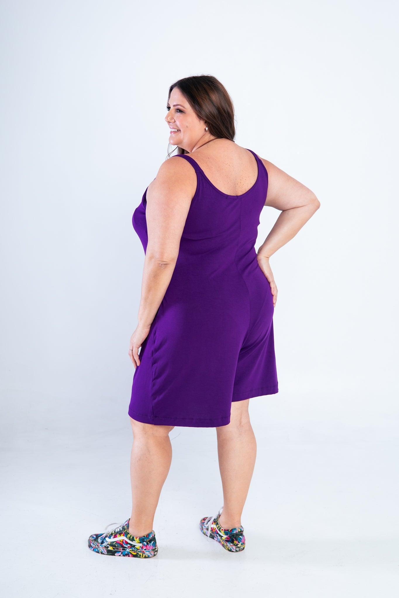 Macaquinho Kate - Midi Alça Larga - Bazar Online