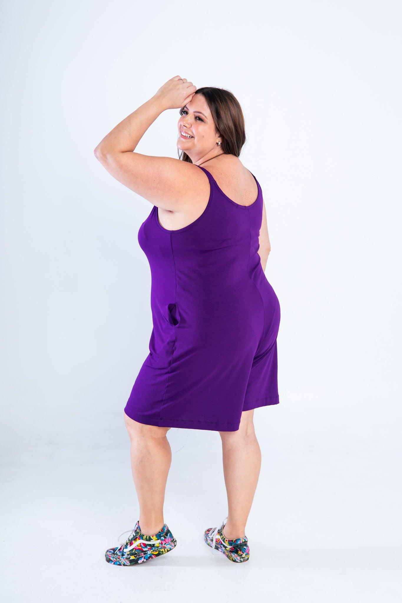 Macaquinho Kate - Midi Alça Larga - Bazar Online