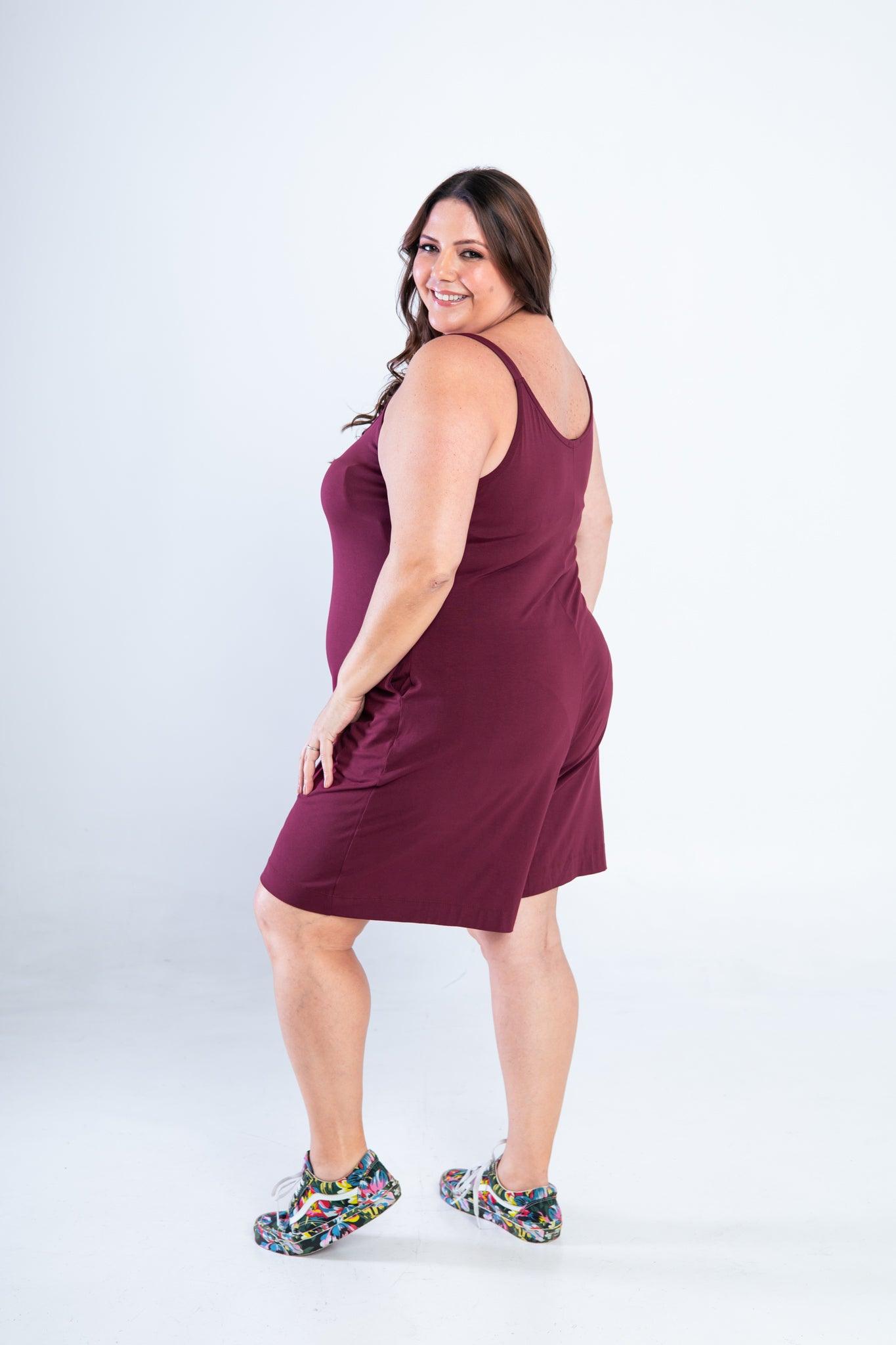 Macaquinho Kate - Midi Alça Larga - Bazar Online