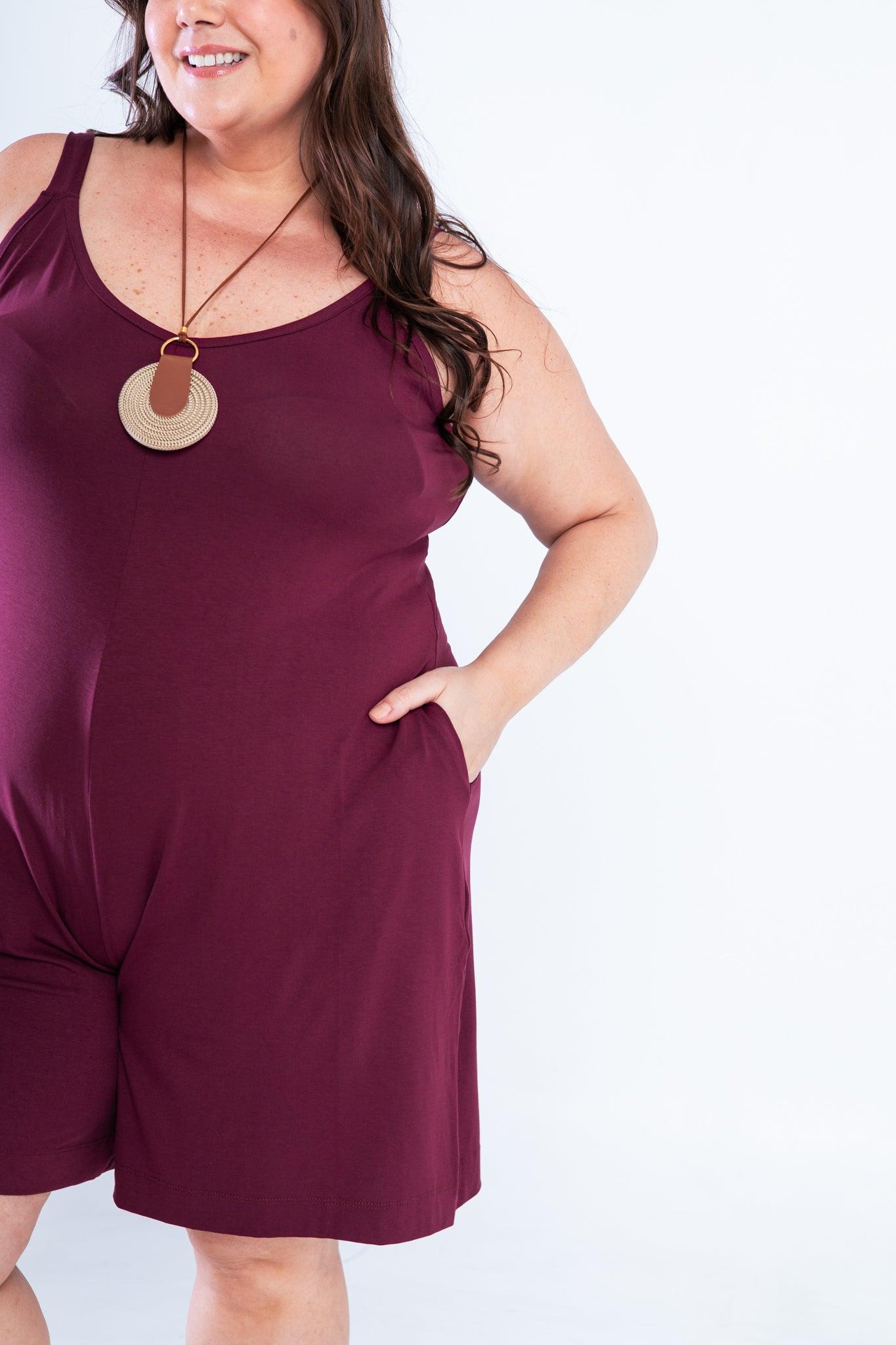 Macaquinho Kate - Midi Alça Larga - Bazar Online