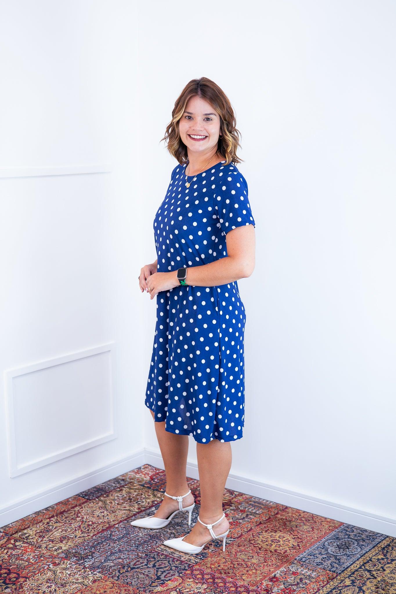 Vestido Sara - Malha Confort Midi com Manga - Bazar Online