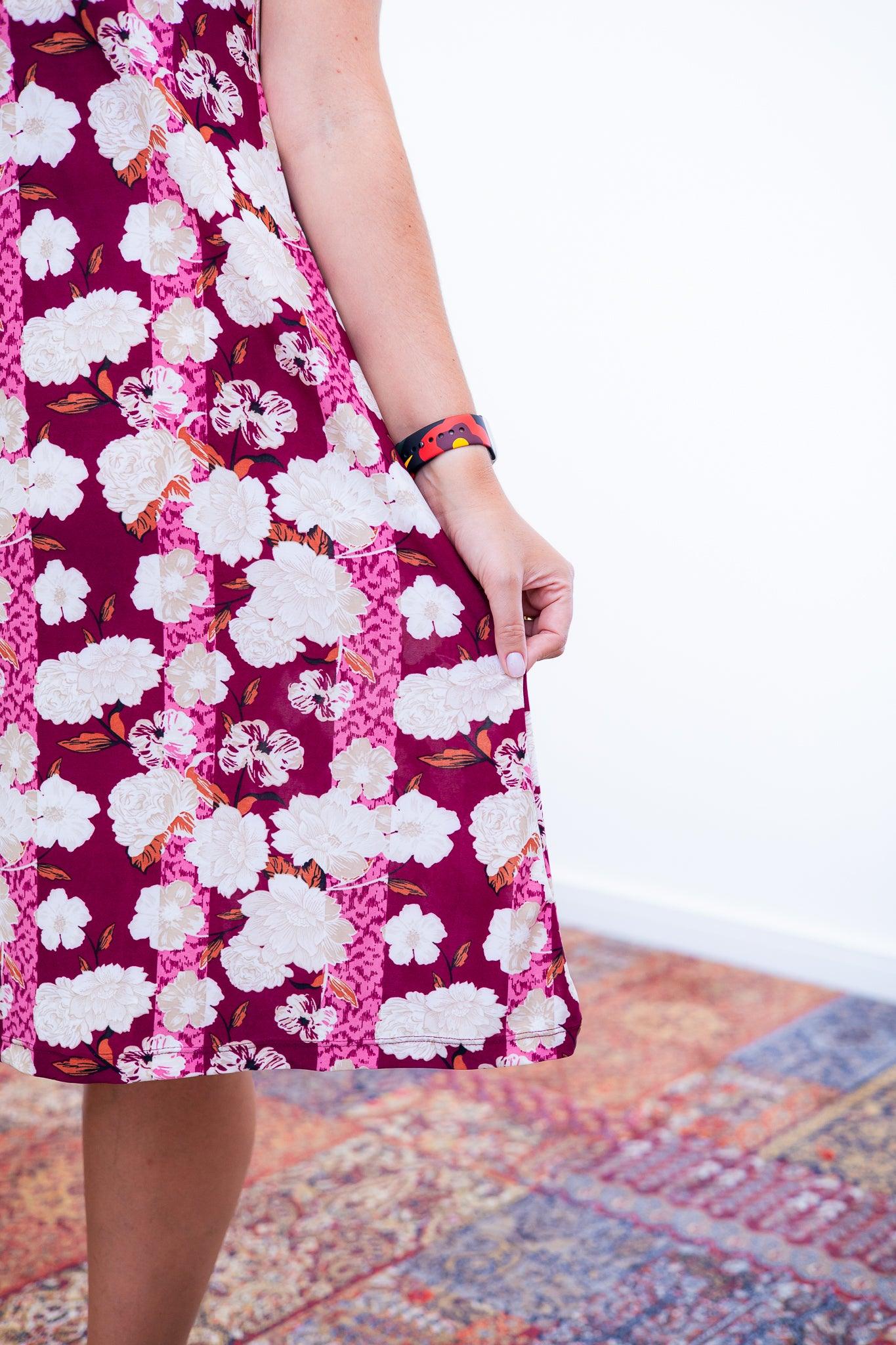 Vestido Sara - Malha Confort Midi com Manga - Bazar Online