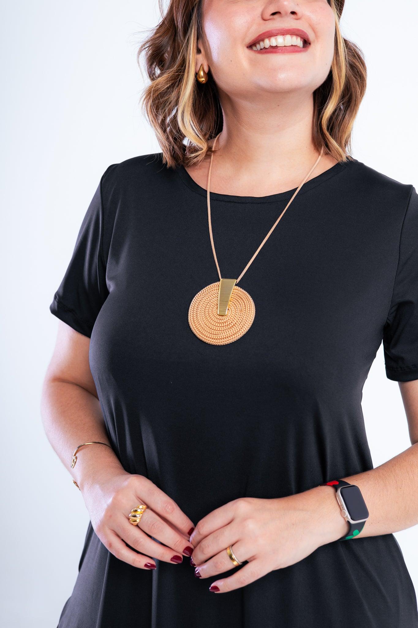 Vestido Sara - Malha Confort Midi com Manga - Bazar Online