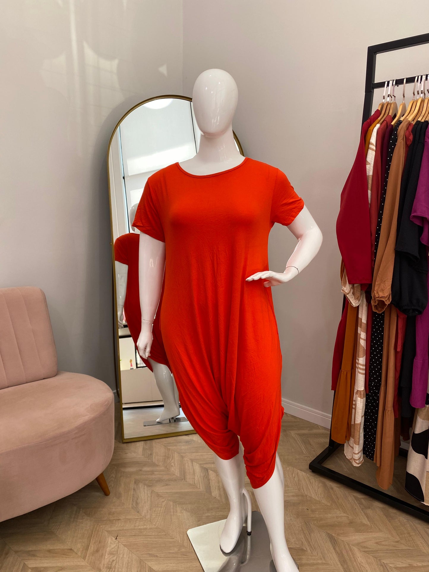 Macacão Fênix - Saruel com Bolsos em Viscolycra - Bazar Online