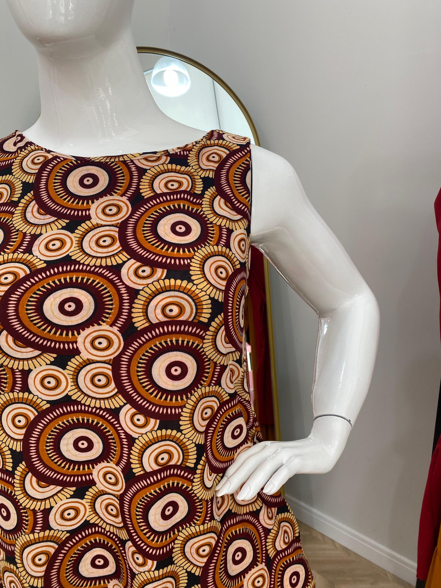 Vestido Sofia - Malha Confort Regata Midi - Bazar Online