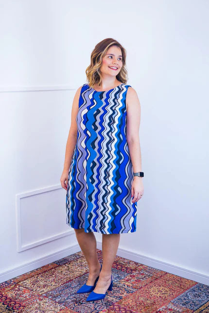 Vestido Sofia - Malha Confort Regata Midi - Bazar Online