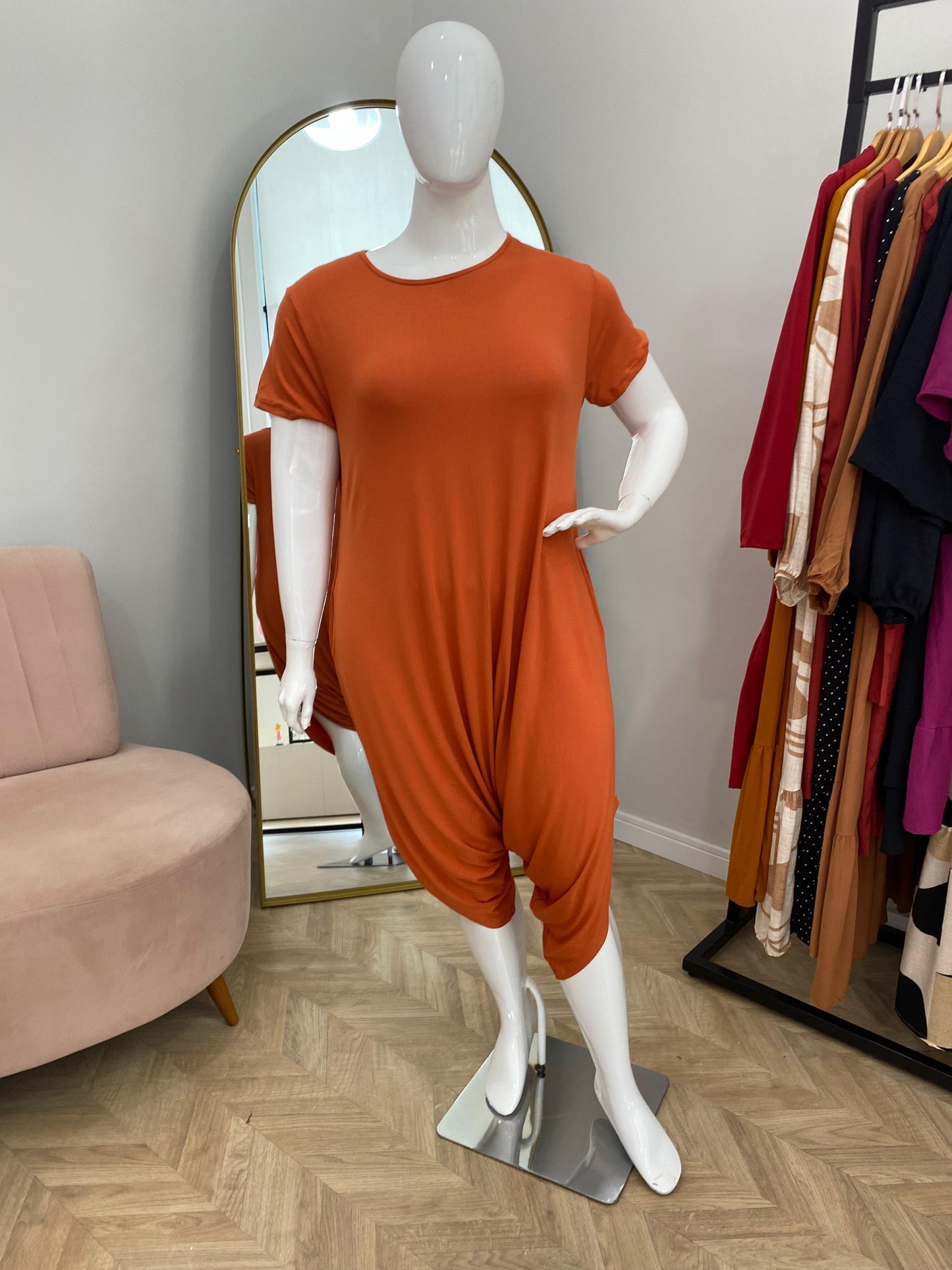 Macacão Fênix - Saruel com Bolsos em Viscolycra - Bazar Online