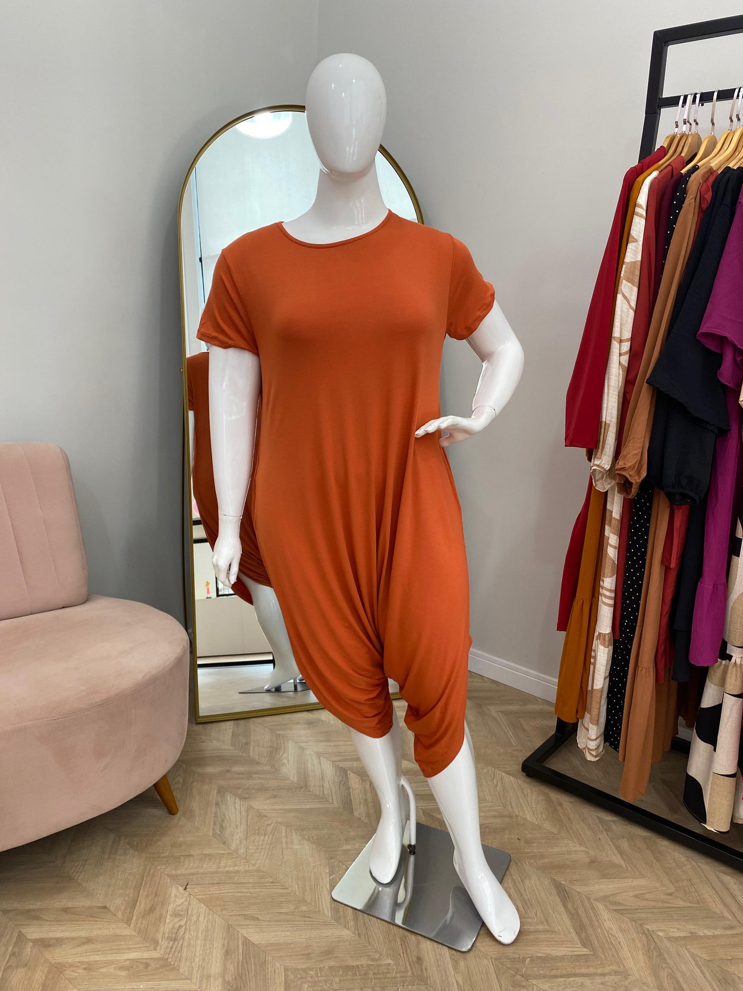 Macacão Fênix - Saruel com Bolsos em Viscolycra - Bazar Online